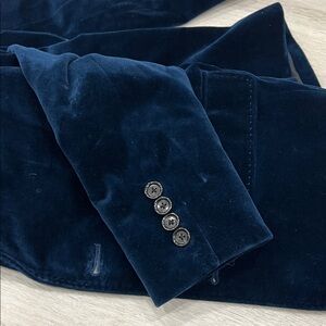 Crewcuts Velvet Blazer - Deep Blue